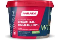 Краска латексная PARADE W100 Влажные помещения база А 9л