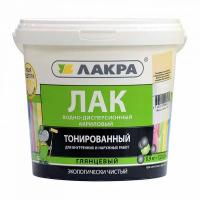 Лак воднодисперсионный тонированный Лакра сосна 0,9кг