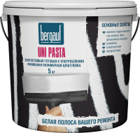 Шпатлевка финишная полимерная влагостойкая Bergauf Uni Pasta ЛЕТО-ЗИМА, 5 кг