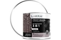 Грунт-эмаль по ржавчине 3 в 1 Лакра белый 1,7кг