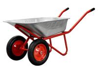 Тачка строительная двухколесная ECO 90л, 200кг,
