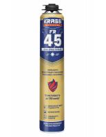 Пена монтажная KRASS Professional V45 ОГНЕСТОЙКАЯ пистолетная, 750мл