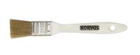 Кисть с натуральной щетиной плоская KORVUS "Хобби" 25мм
