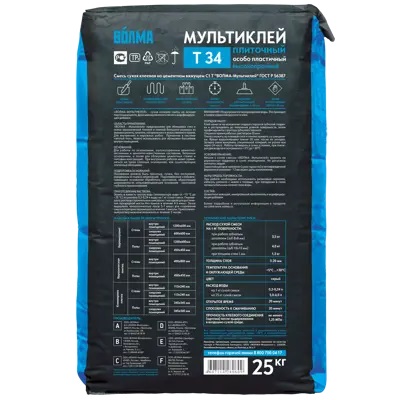 Клей плиточный Волма Мультиклей 25 кг