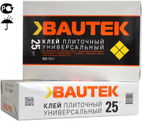 Клей плиточный BAUTEK Универсальный К-11, 25кг